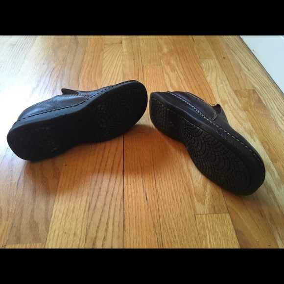 Born Brown Pebble Leather Loafers. Size 8.5. - Picture 4 of 6